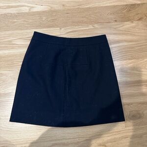 J. Crew navy cotton mini skirt